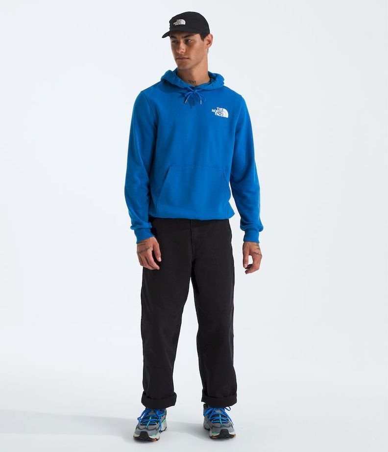 Poleron The North Face Hombre Box Nse Pullover Hoodie Azul-3