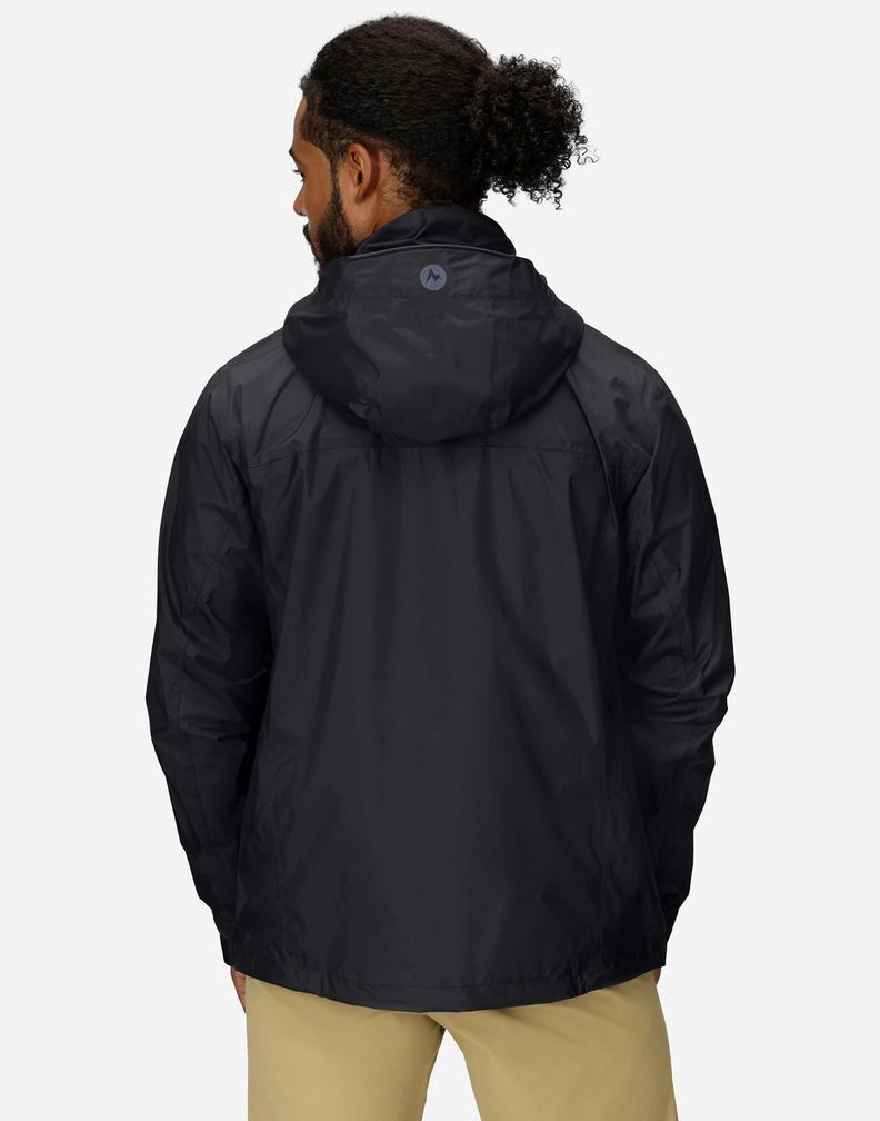 Chaqueta Marmot Hombre Precip Eco Jacket Negro-5