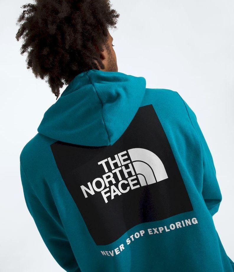 Poleron The North Face Hombre Box Nse Pullover Azul petróleo -2