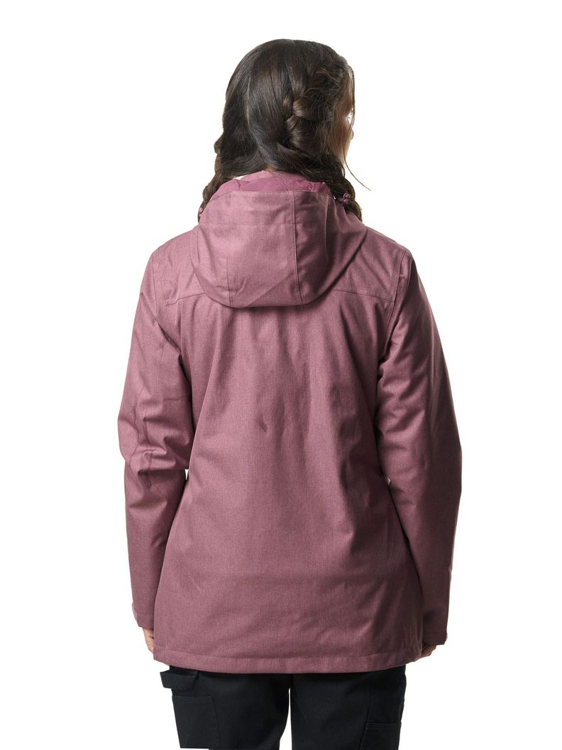 Chaqueta Kivul Mujer Siklos Reciclada Burdeo-3