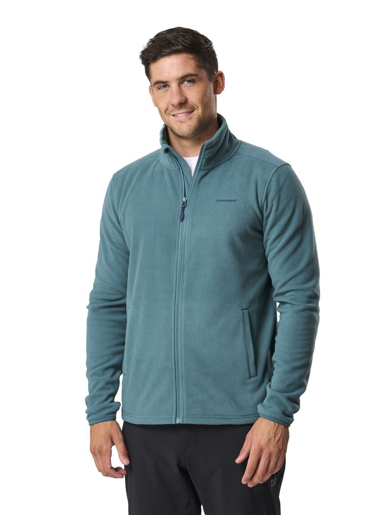 Polar Andesgear Hombre Maihue Fullzip - Verde-1