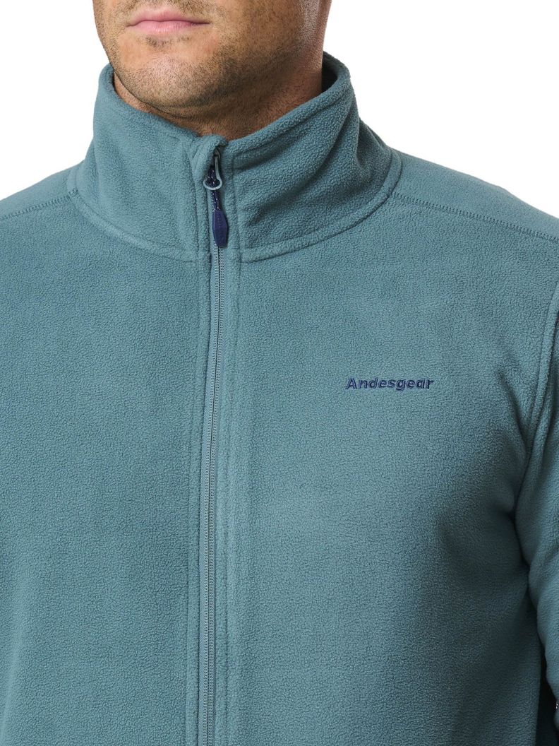 Polar Andesgear Hombre Maihue Fullzip - Verde-3