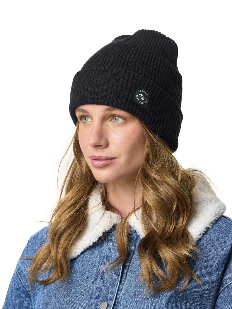 Gorro Stoked Unisex Beanie New Bay Gris-1