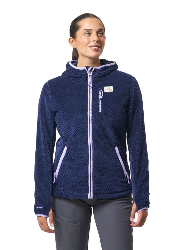 Polar Andesgear Mujer Navarino Hood - Azul-0