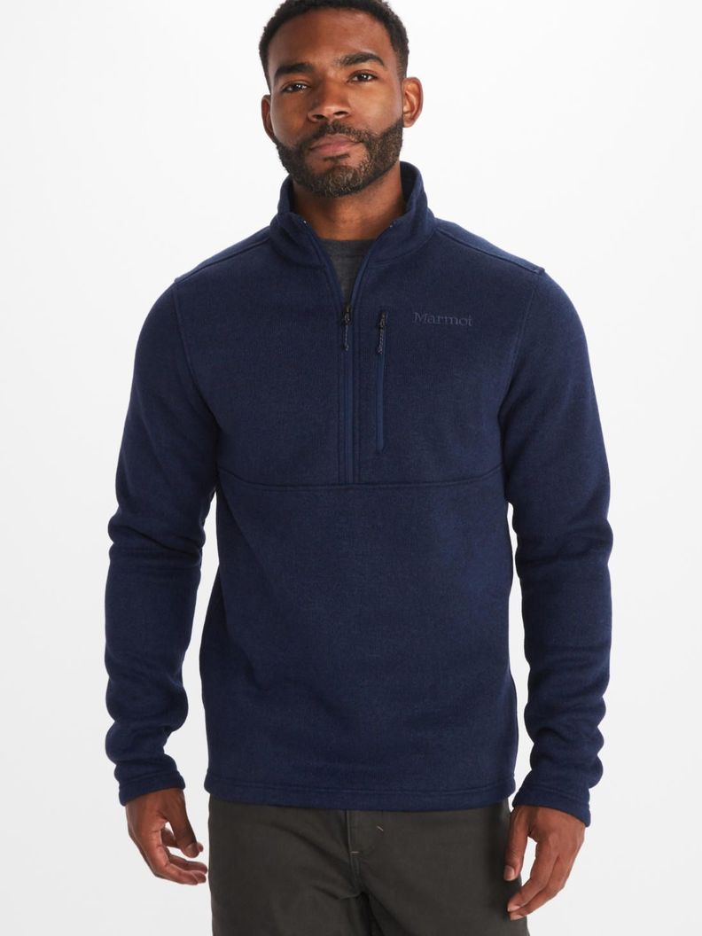 Polar Marmot Hombre Drop Line 44958 Zip Azul Azul-1