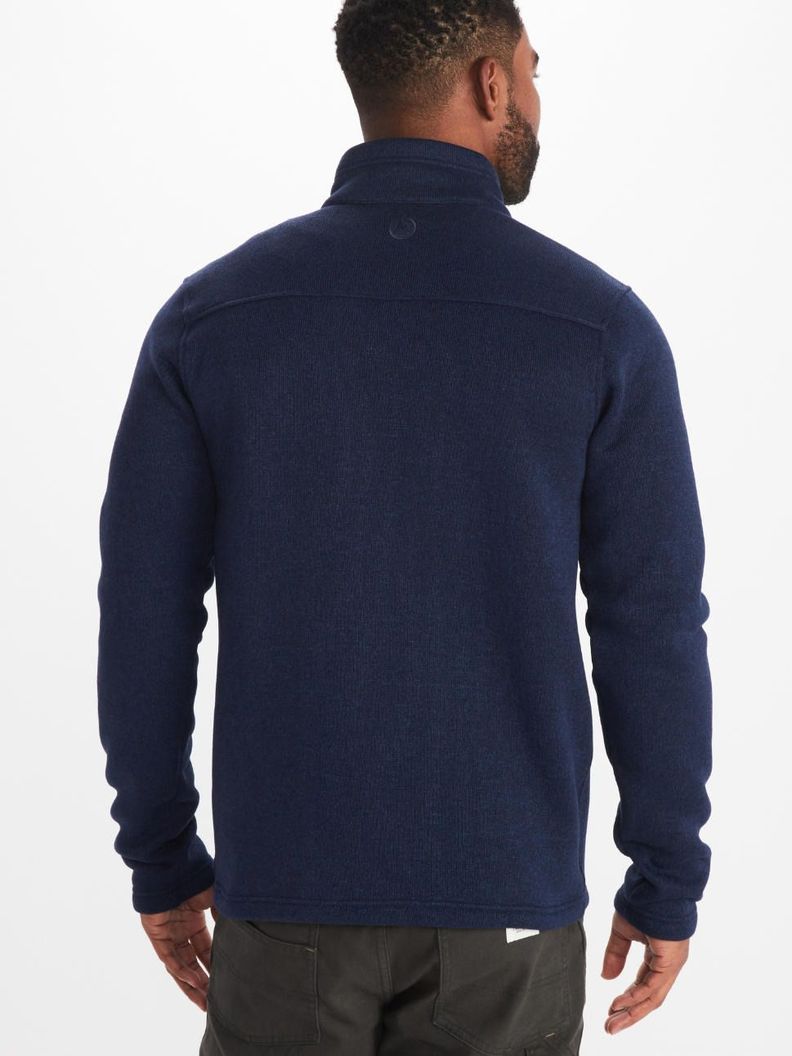 Polar Marmot Hombre Drop Line 44958 Zip Azul Azul-2