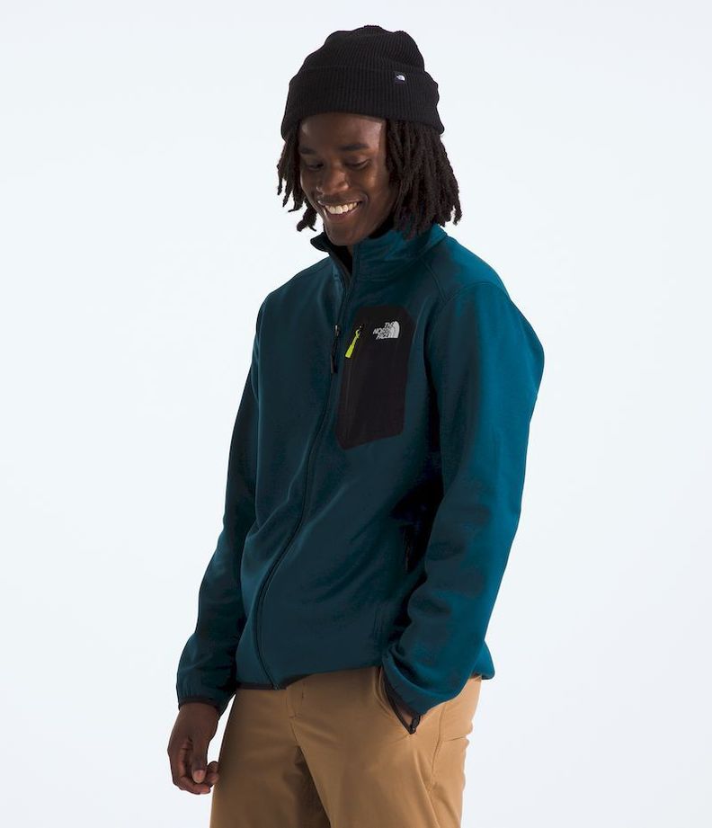 Polar The North Face Hombre Crest Fz Azul-2