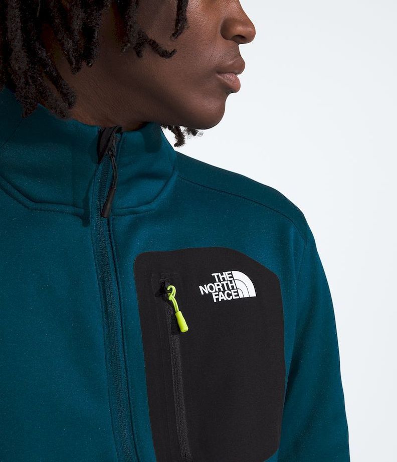 Polar The North Face Hombre Crest Fz Azul-4
