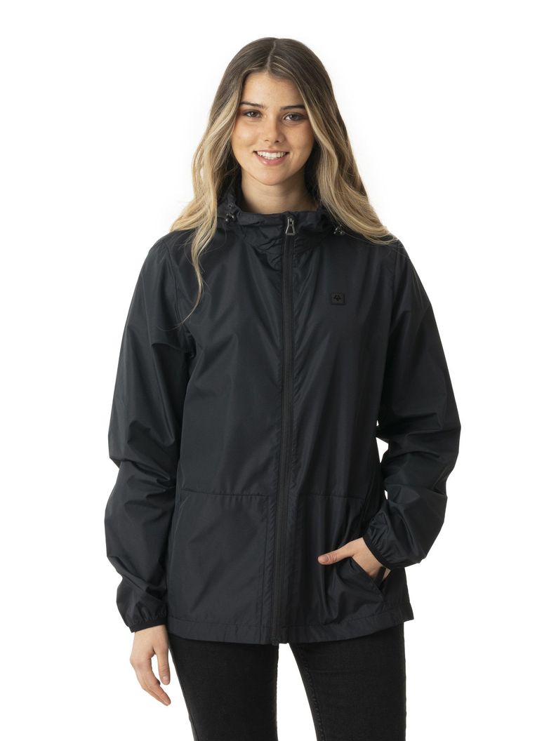 Chaqueta Kivül Mujer Cortavientos Mila Negro