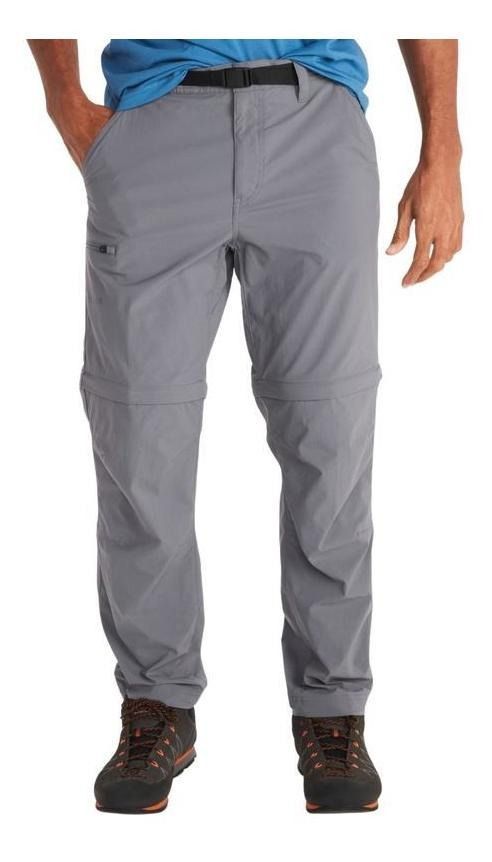 Pantalón Marmot Hombre Arch Rock Convertible Gris-0
