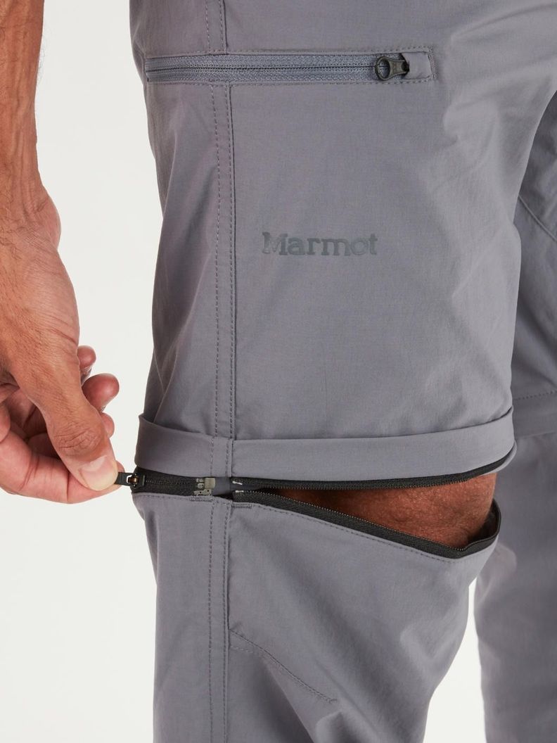 Pantalón Marmot Hombre Arch Rock Convertible Gris-3