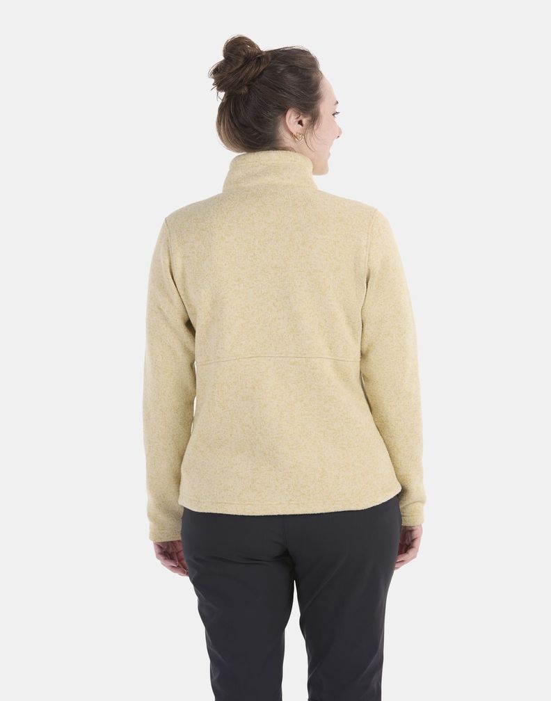 Polar Marmot Mujer W Drop Line Jacket Beige-1