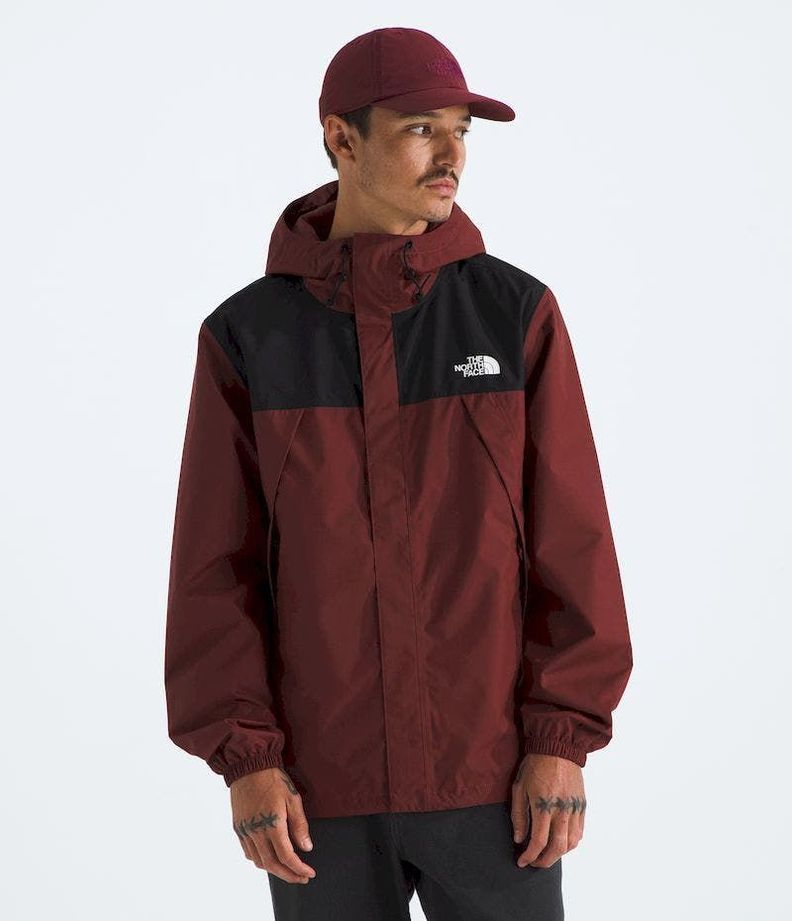 Chaqueta The North Face Hombre Impermeable Antora Rojo-0