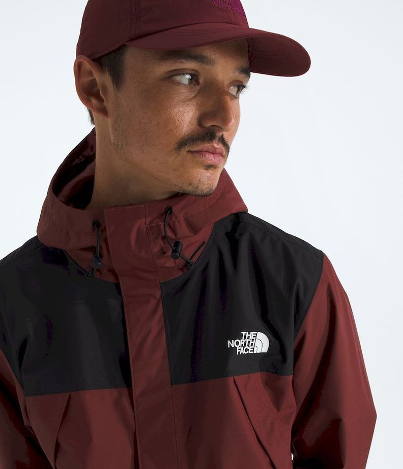 Chaqueta The North Face Hombre Impermeable Antora Rojo-3