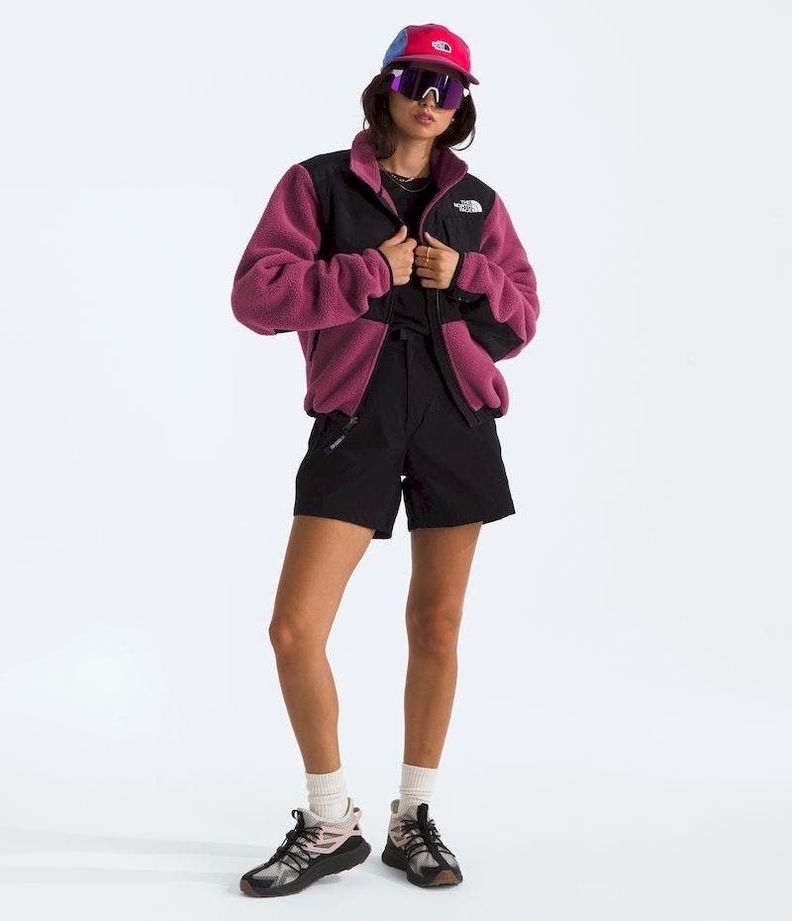 Polar The North Face Mujer Retro Denali Morado-3
