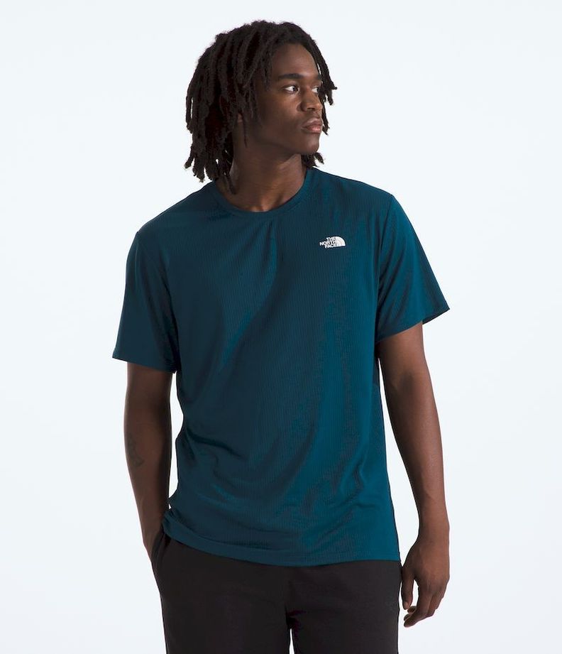 Polera The North Face Hombre Elevation S/S Azul-0