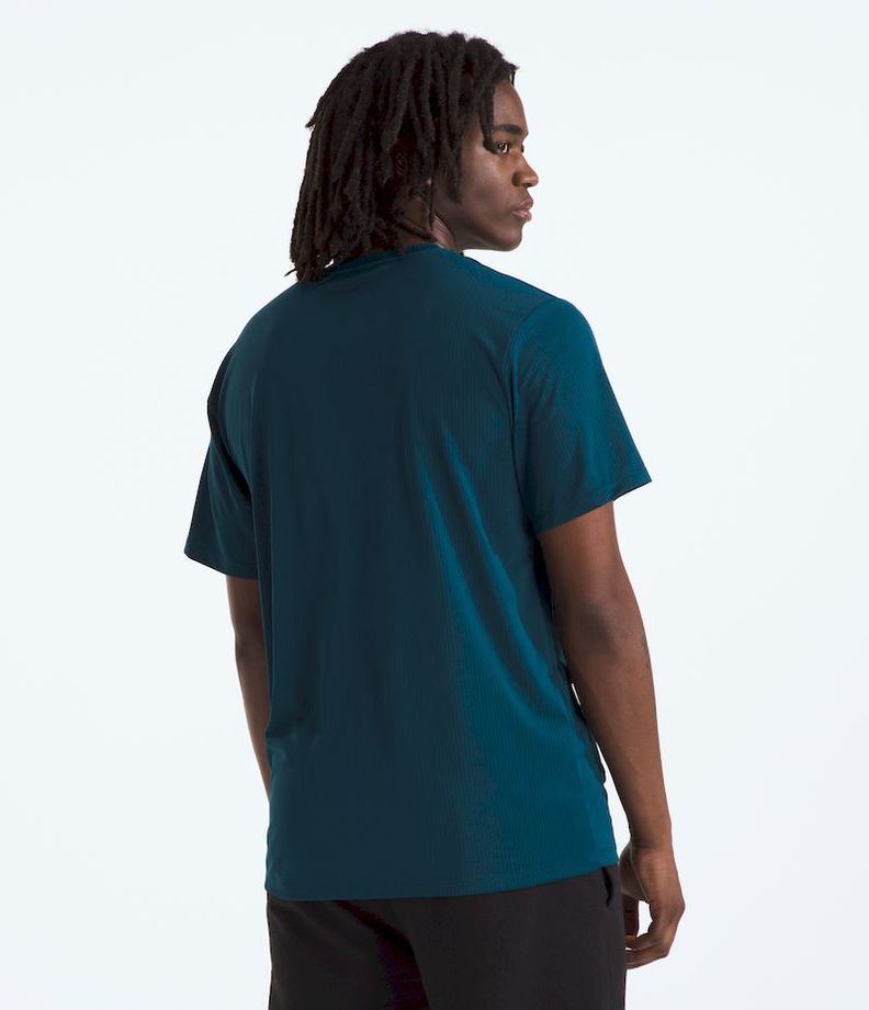 Polera The North Face Hombre Elevation S/S Azul-1