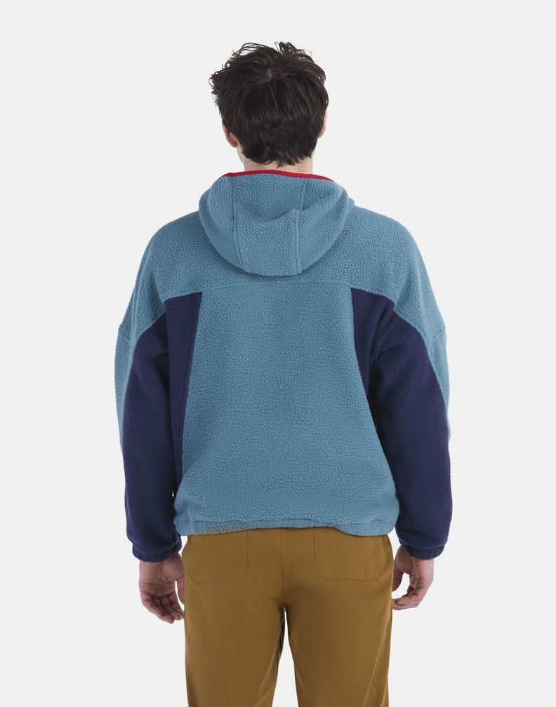 Polar Marmot Hombre Super Aros Fleece Hoody Azul-1