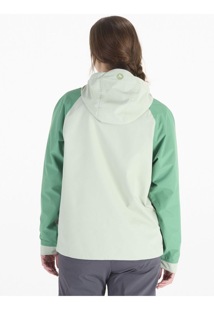 Chaqueta Marmot Mujer Impermeable Cascade Verde-2