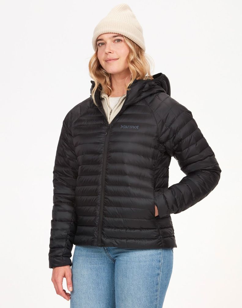 Chaqueta Marmot Mujer W Hype Down Hoody Negro-3