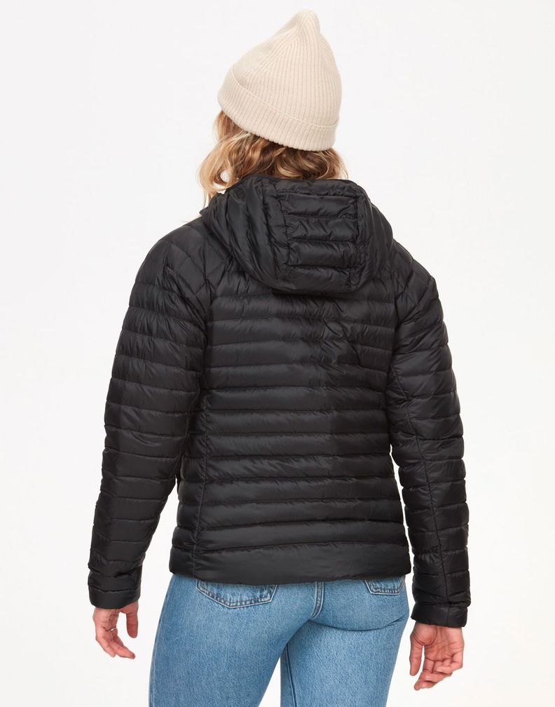 Chaqueta Marmot Mujer W Hype Down Hoody Negro-4