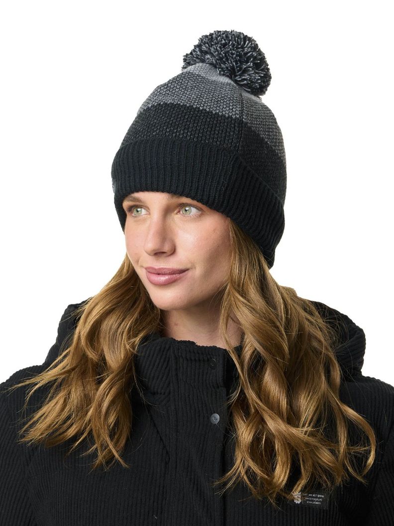 Gorro Stoked Unisex Beanie Pom Gris-1
