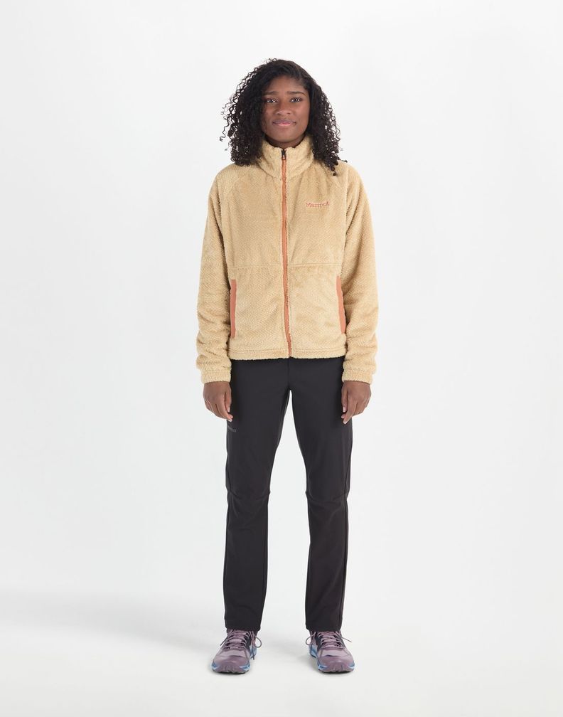 Polar Marmot Mujer W Homestead Fleece Jacket Beige-2