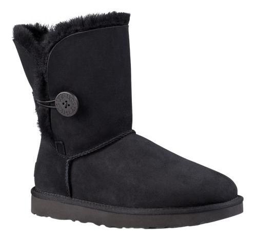 Bota UGG Mujer Bailey Button Ii Negro-0