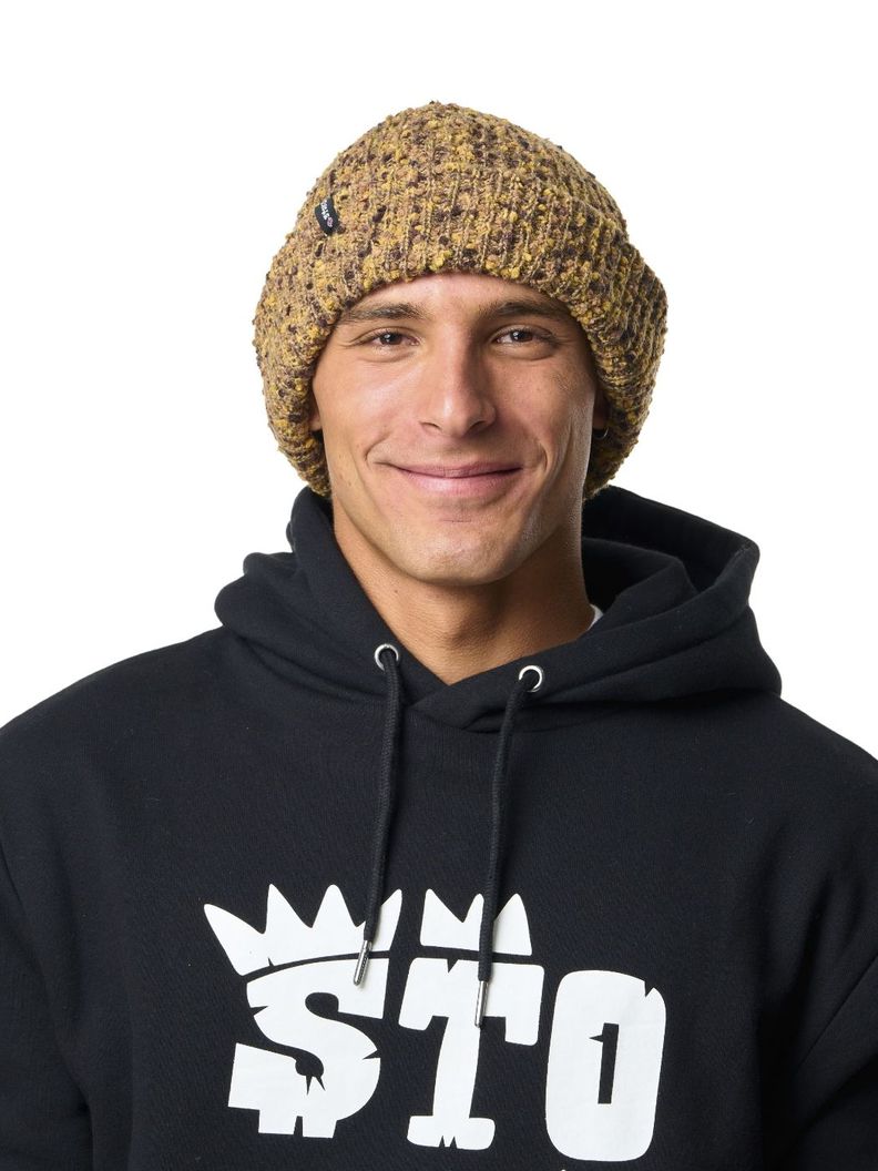 Gorro Stoked Unisex Beanie Color Café-3