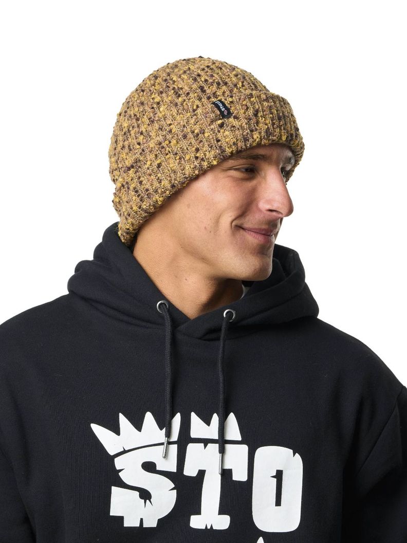 Gorro Stoked Unisex Beanie Color Café-4