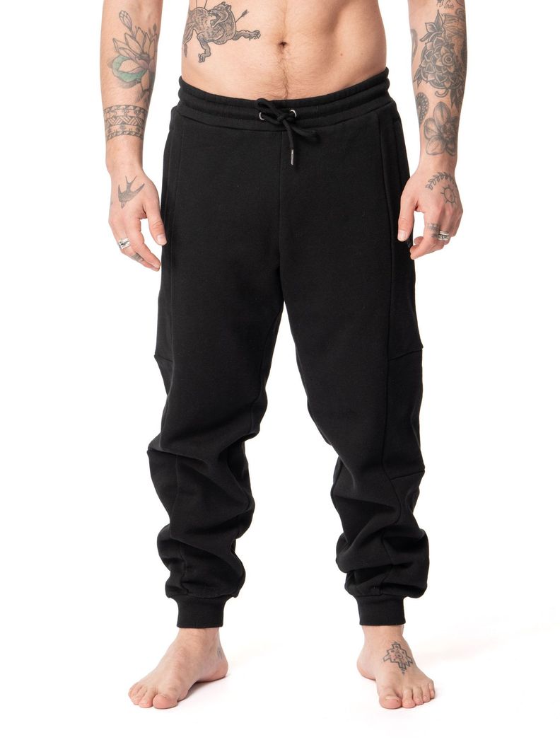 Pantalon Stoked Hombre Buzo Pal Negro.