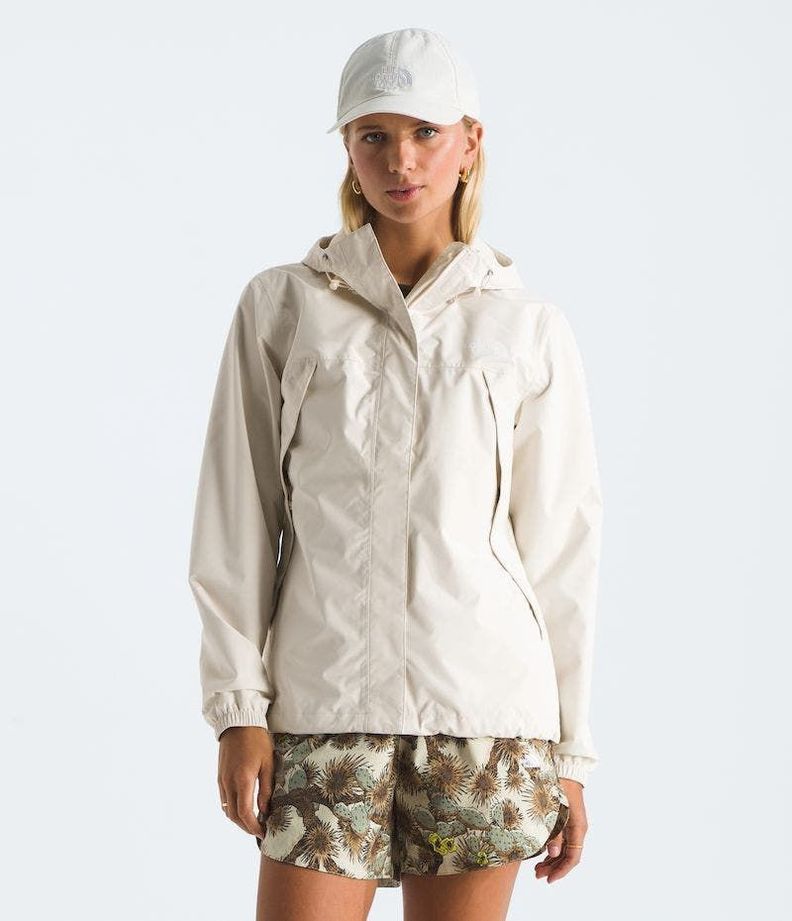 Chaqueta The North Face Mujer Impermeable Antora Beige-0