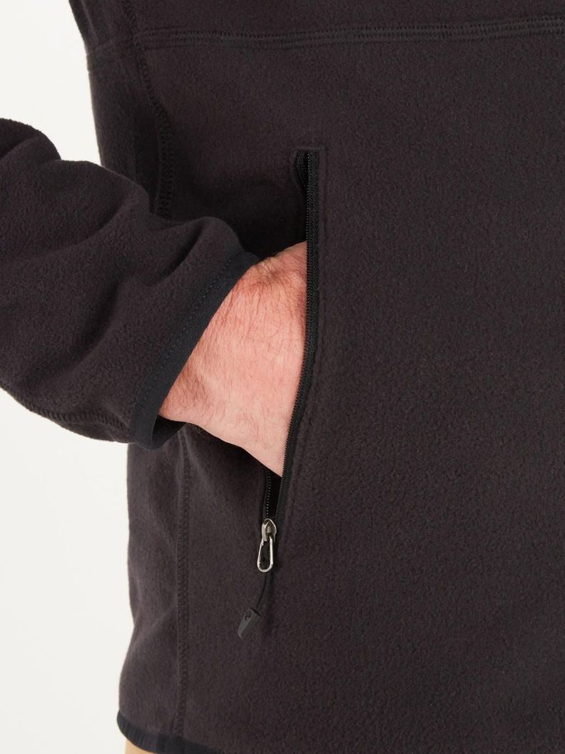 Polar Marmot Hombre Rocklin Full-zip Negro-3