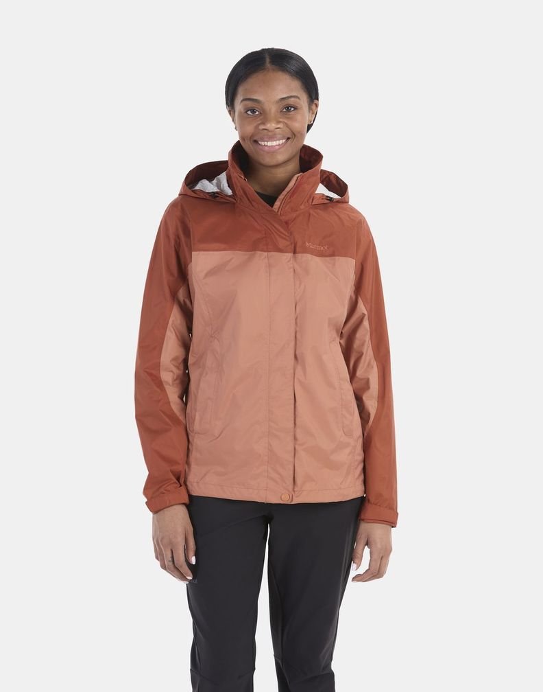 Chaqueta Marmot Mujer W Precip Eco Jacket Rojo-0