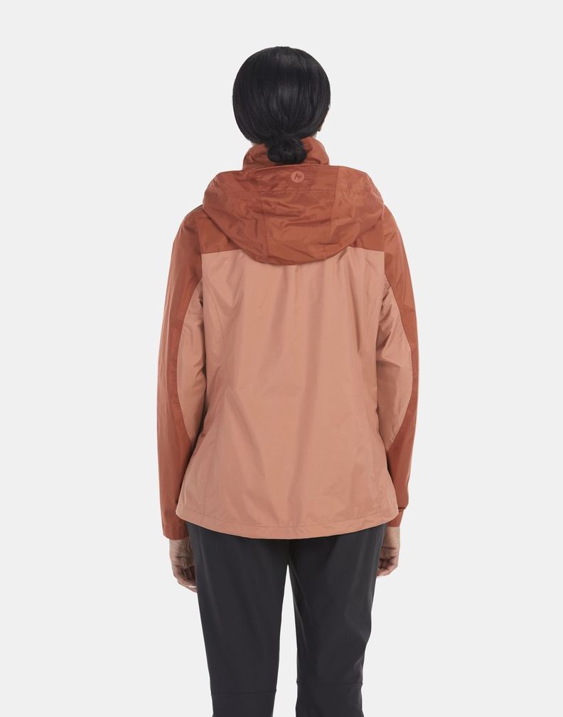 Chaqueta Marmot Mujer W Precip Eco Jacket Rojo-1