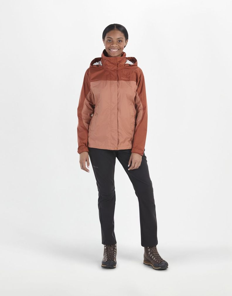 Chaqueta Marmot Mujer W Precip Eco Jacket Rojo-2