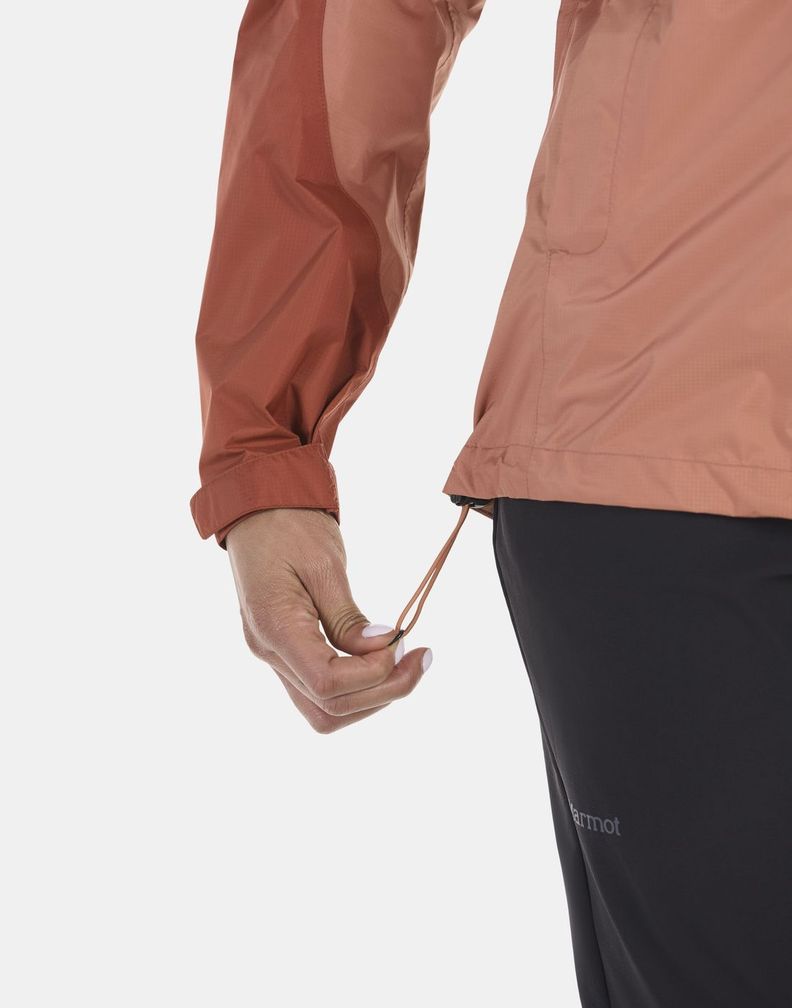 Chaqueta Marmot Mujer W Precip Eco Jacket Rojo-4