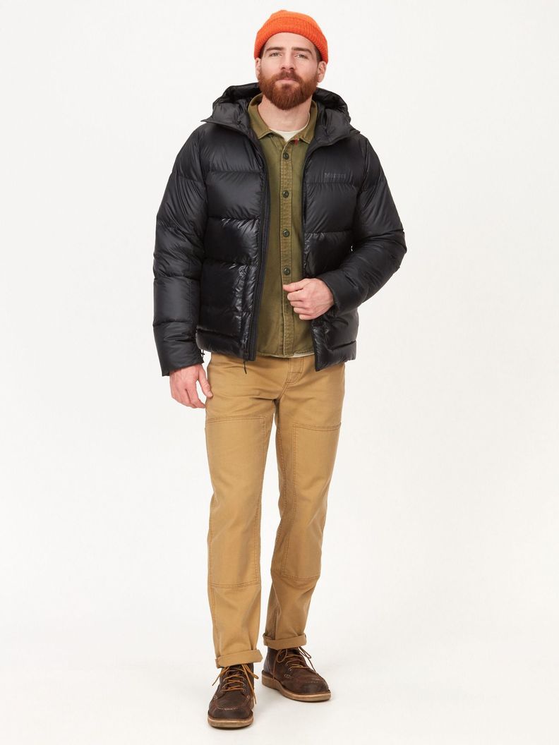 Chaqueta Marmot Hombre Guides Down Hoody Negro-2