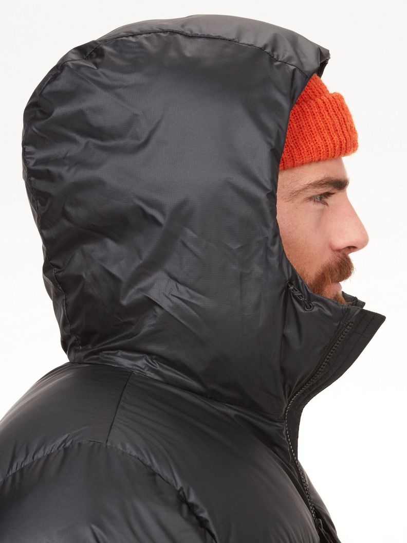 Chaqueta Marmot Hombre Guides Down Hoody Negro-4