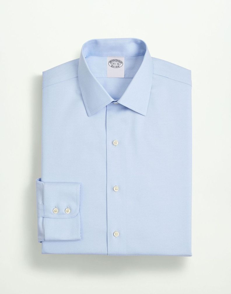 Camisa Brooks Brothers Hombre Ds Og Ni Stwl Ain Dbb Ff Np Regular Celeste-2