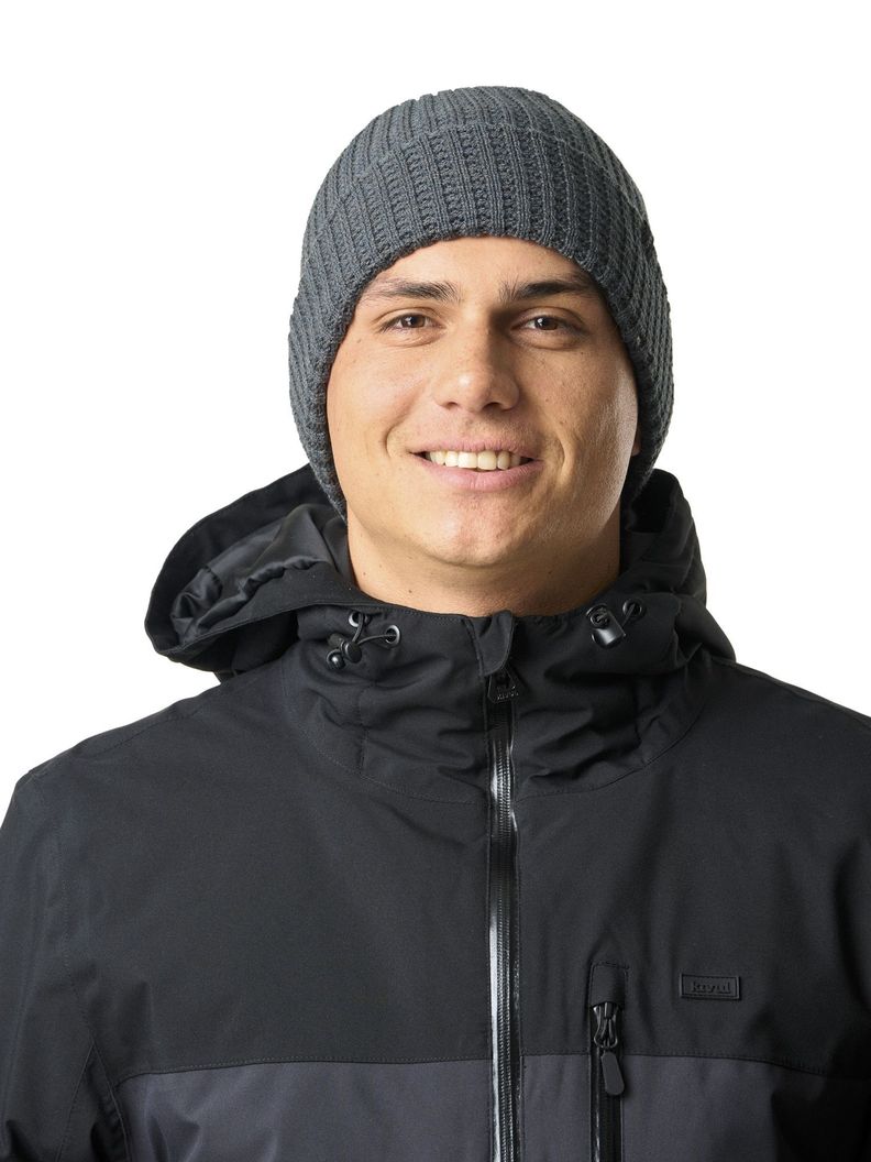 Gorro Kivul Unisex Beanie Roko Gris Claro-0