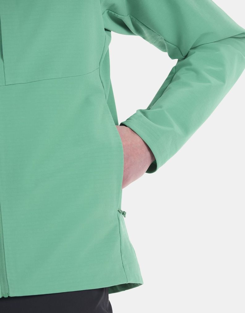 Polar Marmot Hombre Pinnacle Driclime Hoody Verde-3