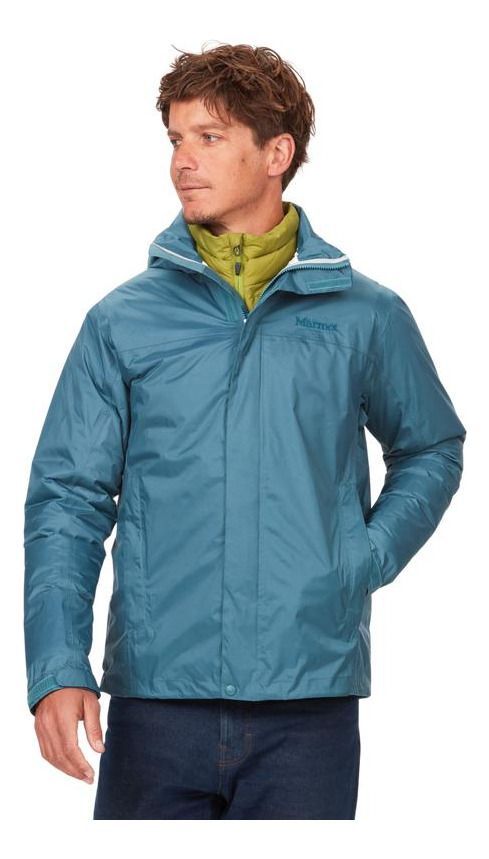 Chaqueta Marmot Hombre Impermeable Precip Eco Azul Azul-0