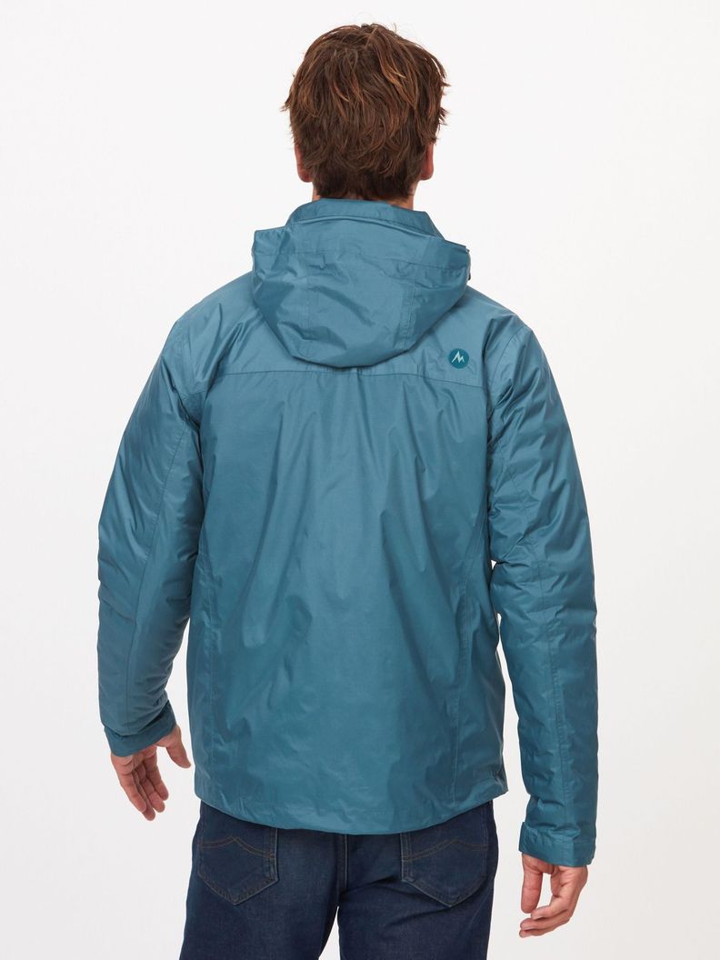 Chaqueta Marmot Hombre Impermeable Precip Eco Azul Azul-1