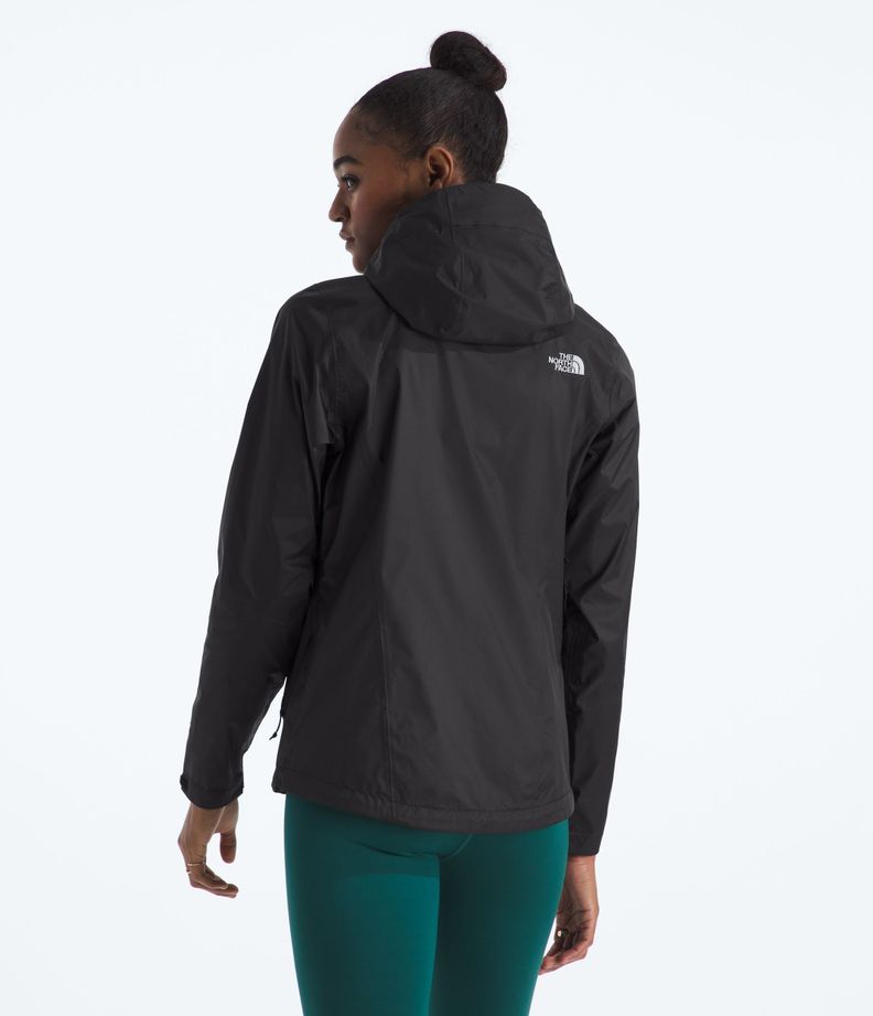 Chaqueta The North Face Mujer Impermeable Venture 2 Negro-1