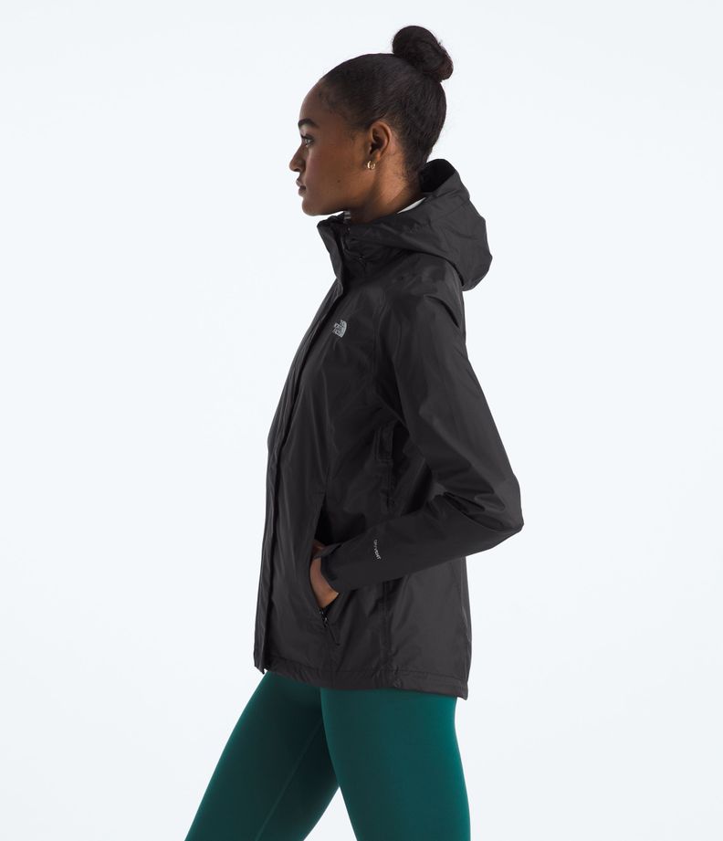 Chaqueta The North Face Mujer Impermeable Venture 2 Negro-3