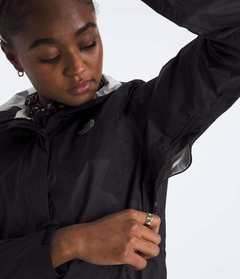 Chaqueta The North Face Mujer Impermeable Venture 2 Negro-4