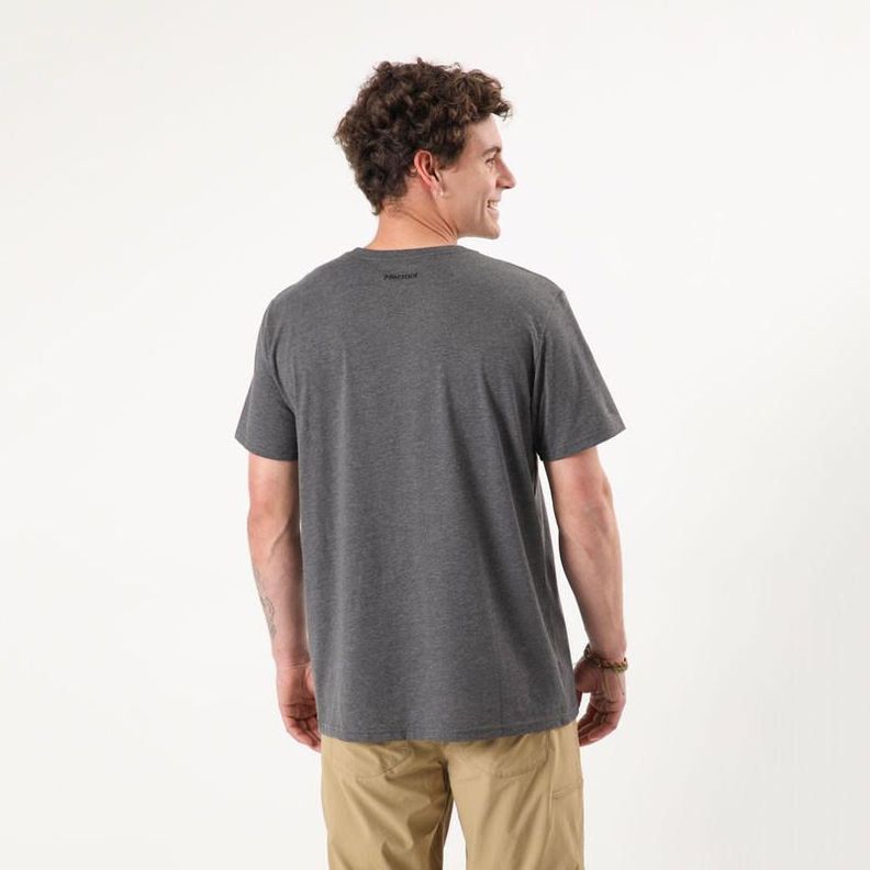 Polera Marmot Hombre Mountain Works Tee Gris-1