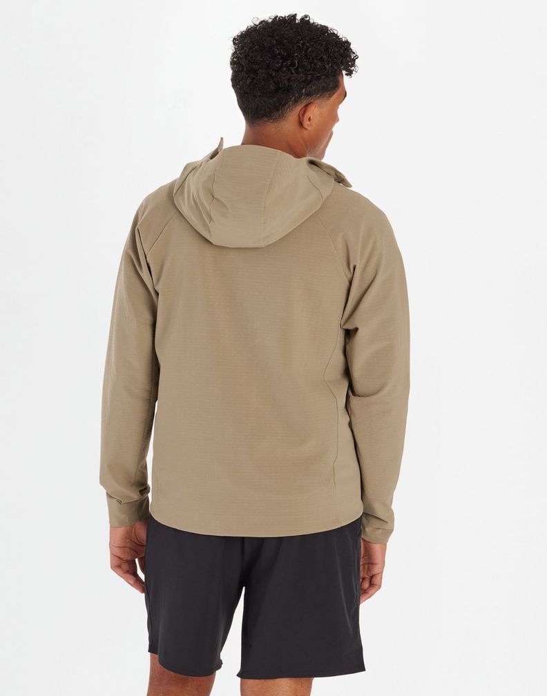 Polar Marmot Hombre Leconte Full Zip Hoody Marrón-1