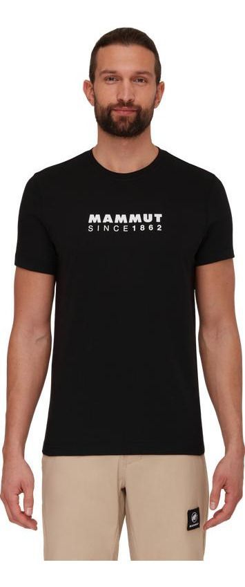 Polera Mammut Hombre Core T-shirt Logo Negro-0